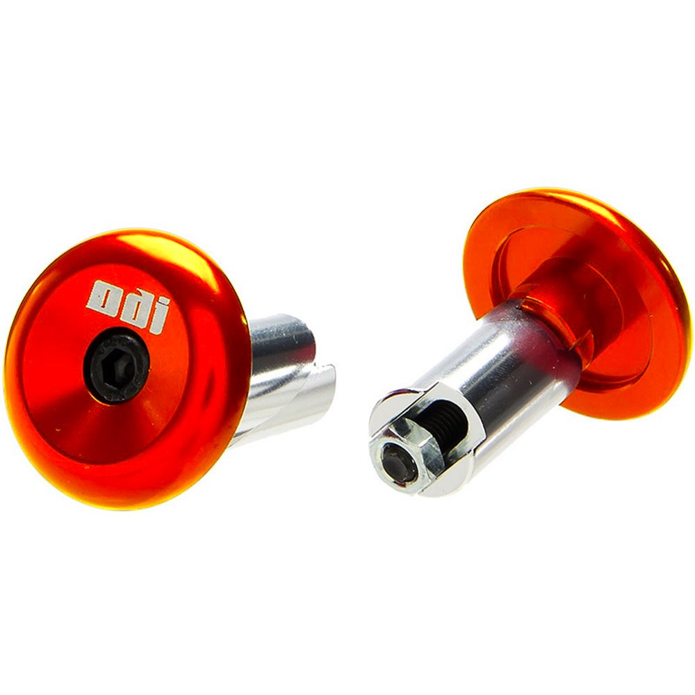Odi Alumimium End Plugs Orange - Ultimate Cycles Nowra