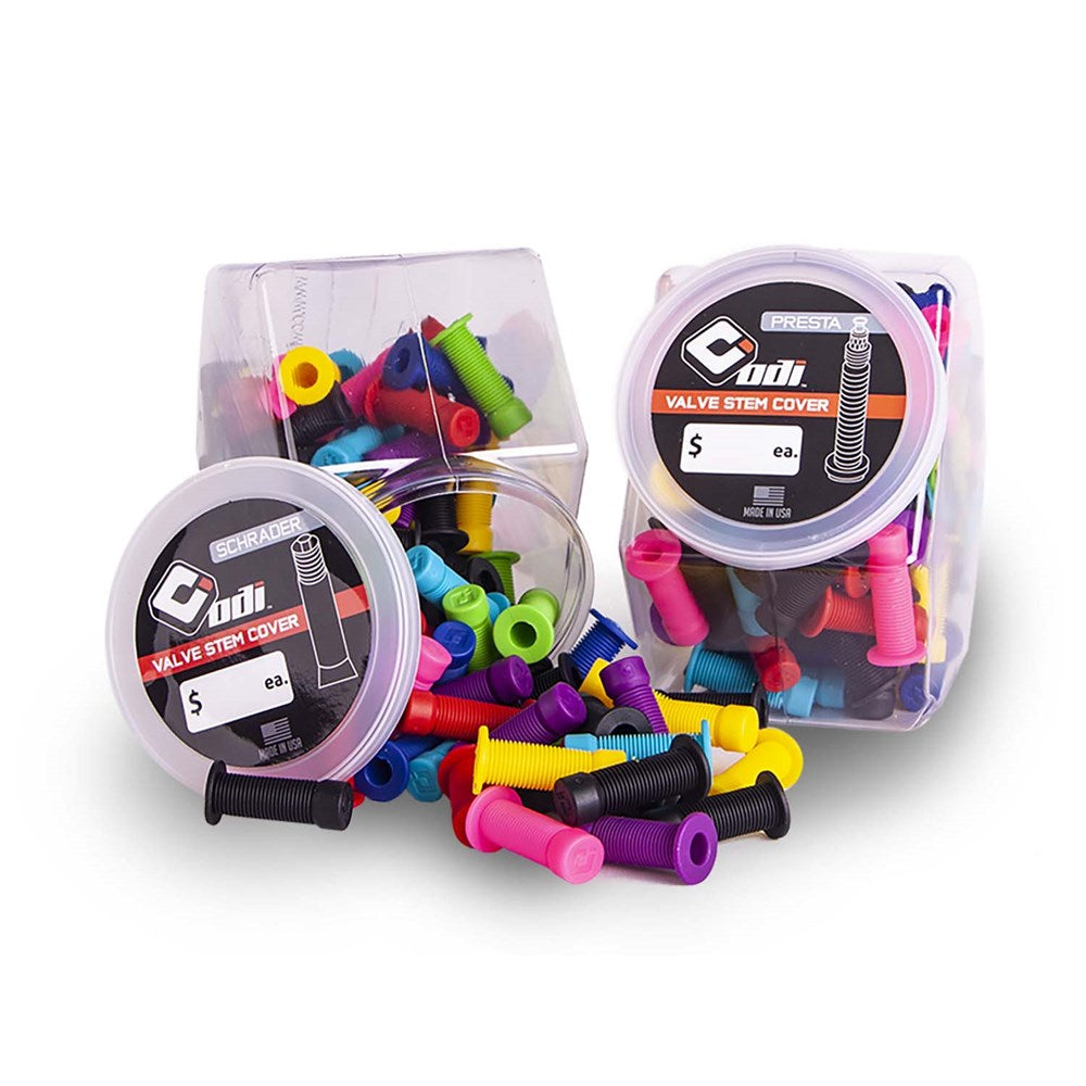 Odi Candy Jar Valve Stem Covers Presta 100 Assorted Colours - Ultimate Cycles Nowra