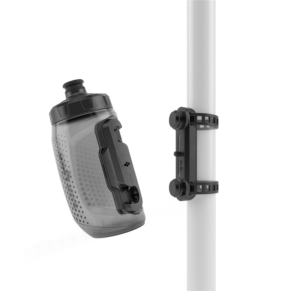 Fidlock Drink Bottle Twist Uni Base Set Transparent Black 450Ml - Ultimate Cycles Nowra