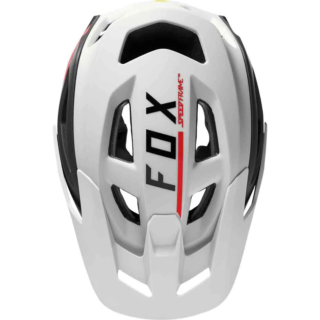Fox Speedframe Pro Blocked White / Black - Ultimate Cycles Nowra