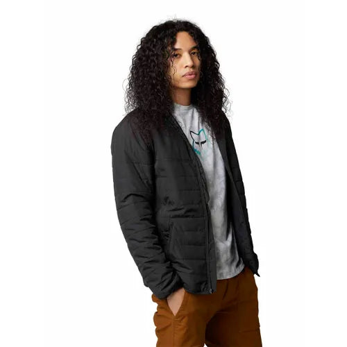 Fox Howell Puffy Jacket Blk - Ultimate Cycles Nowra