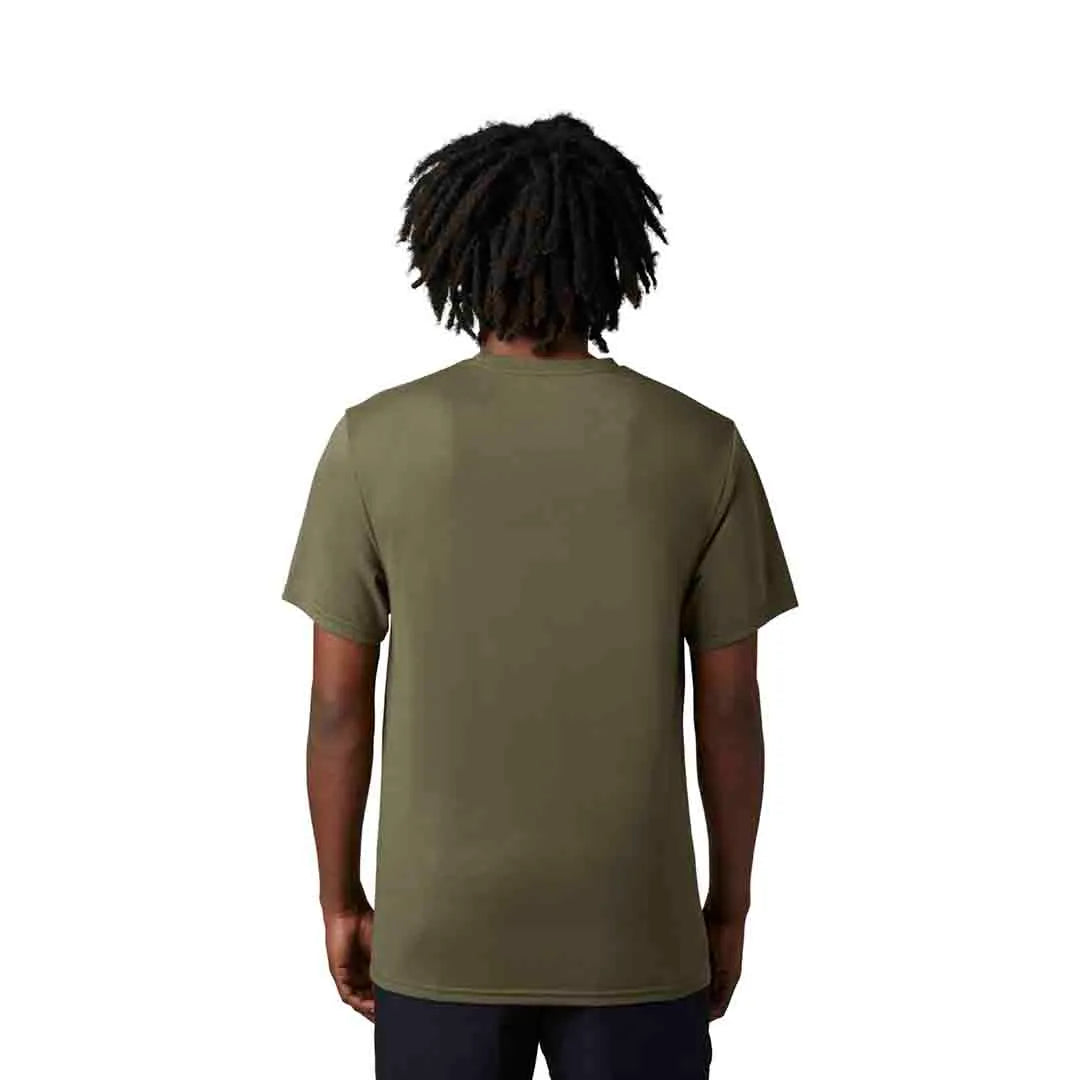 Fox Auxlry Ss Tech Tee Olive Green - Ultimate Cycles Nowra