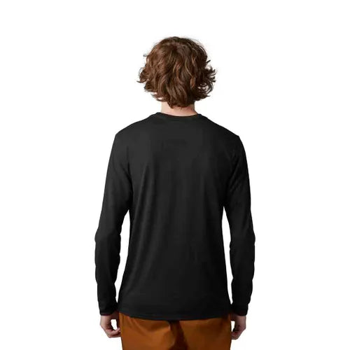 Fox Auxlry Ls Tech Tee Blk - Ultimate Cycles Nowra