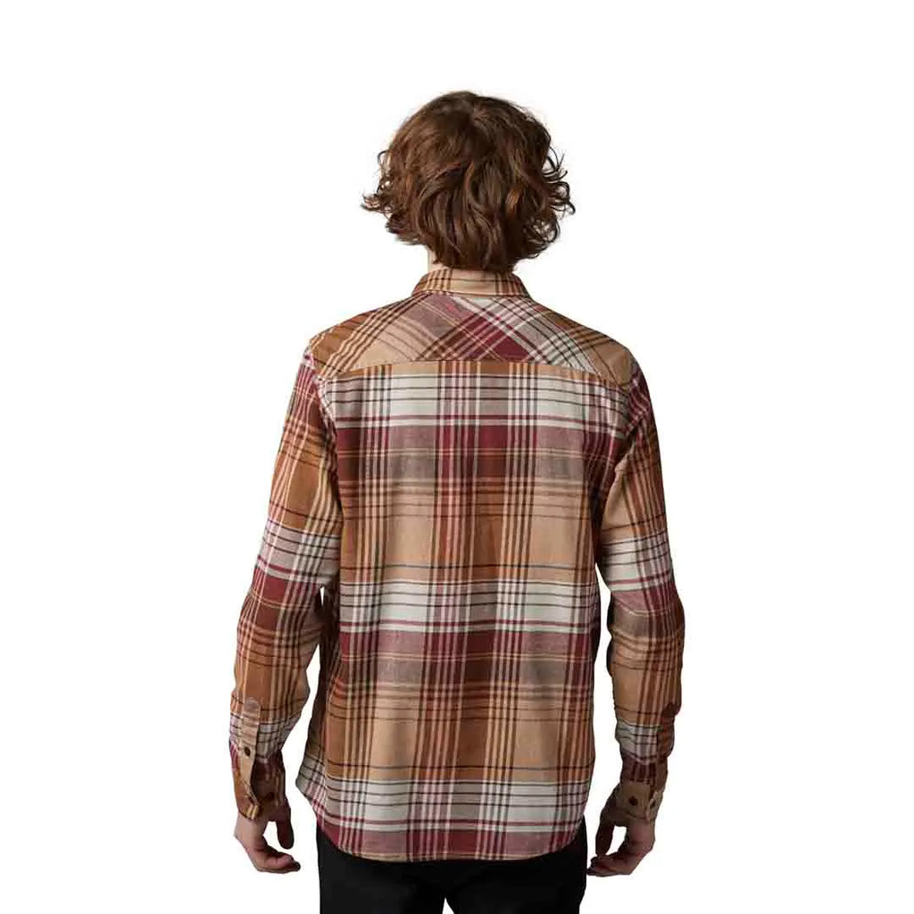 Fox Turnout Utility Flannel Cognac - Ultimate Cycles Nowra