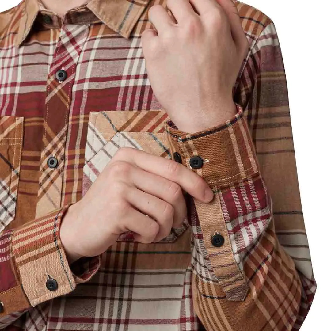 Fox Turnout Utility Flannel Cognac - Ultimate Cycles Nowra