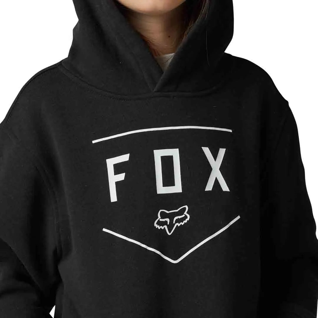 Fox Yth Shield Po Fleece Blk - Ultimate Cycles Nowra