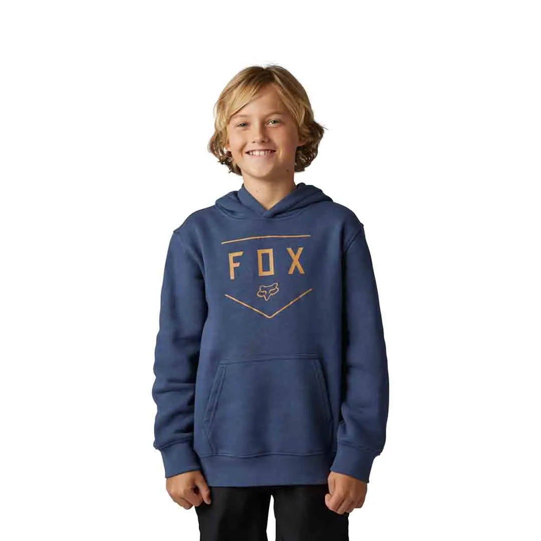 Fox Yth Shield Po Fleece Dp Cobalt - Ultimate Cycles Nowra