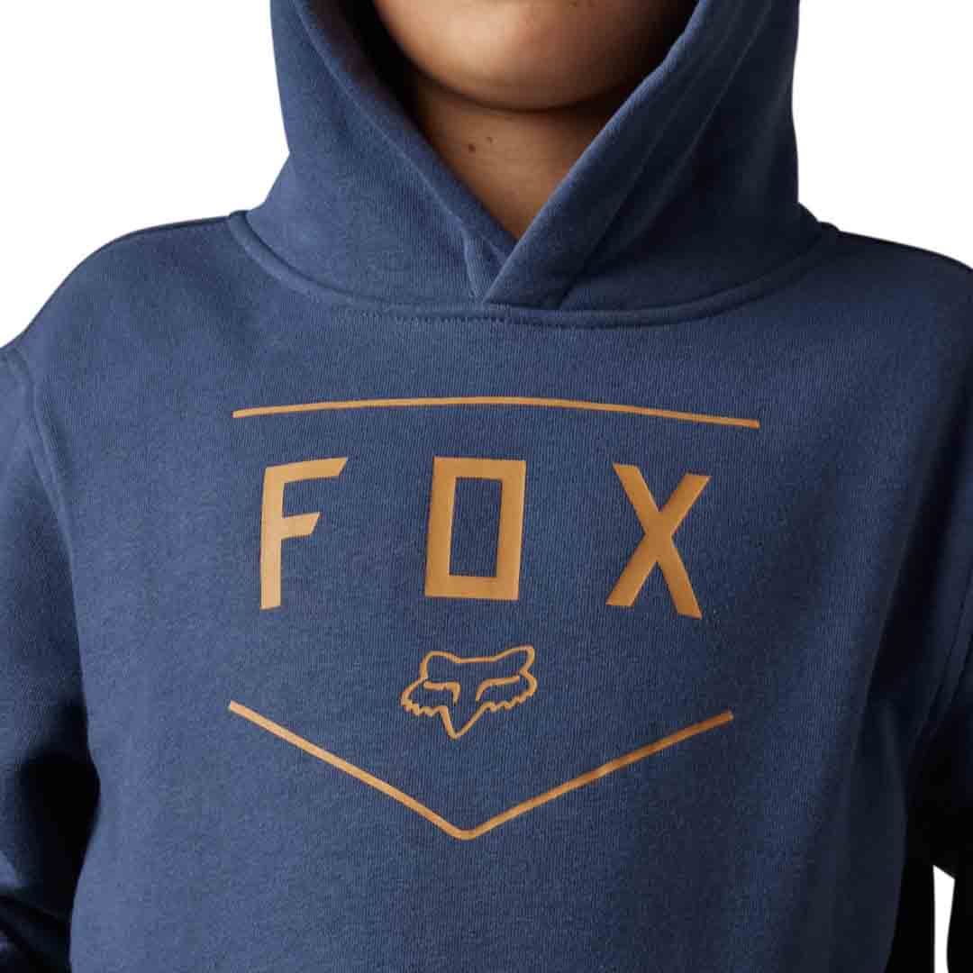 Fox Yth Shield Po Fleece Dp Cobalt - Ultimate Cycles Nowra