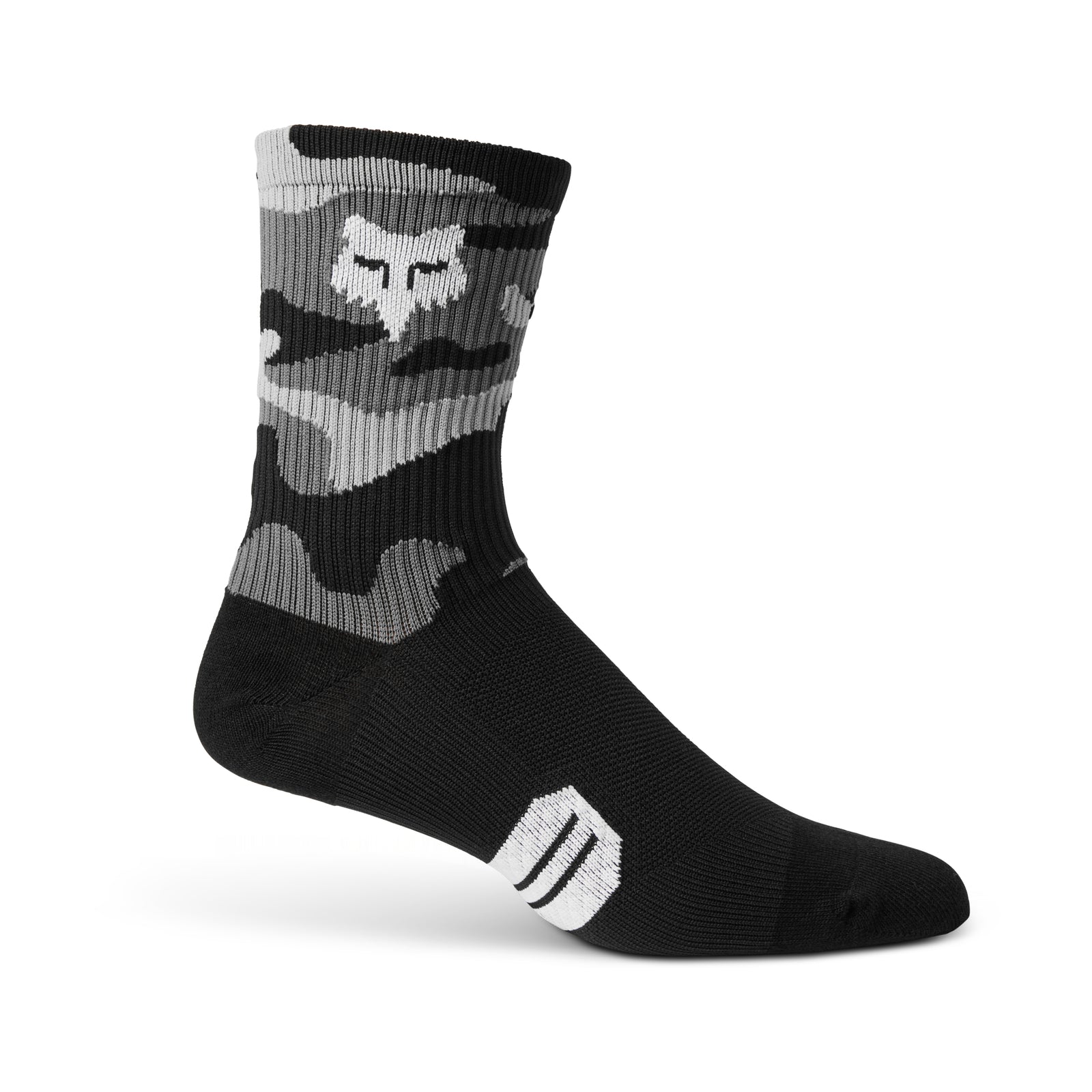 Fox 6" Ranger Socks Blk Cam - Ultimate Cycles Nowra