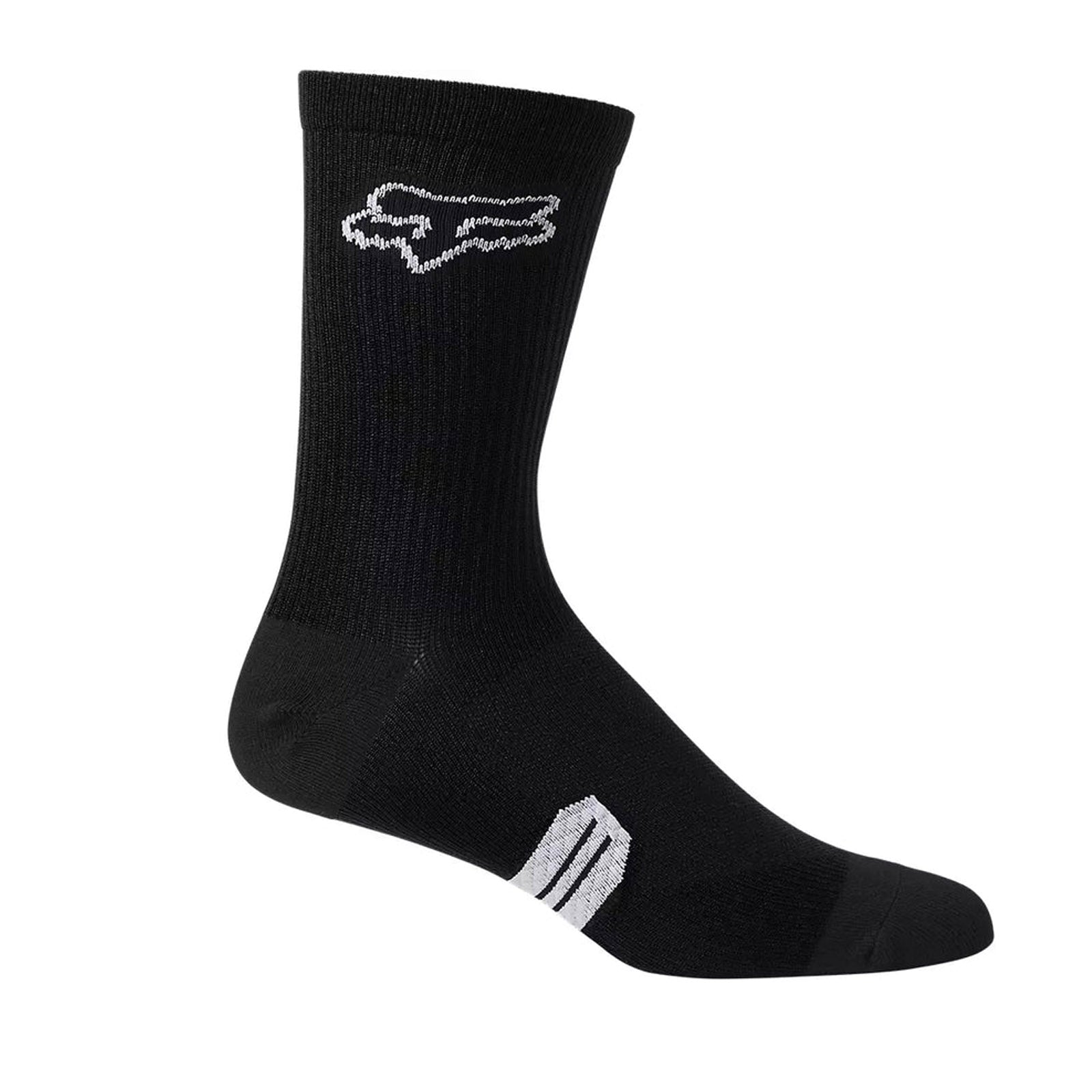 Fox 6" Ranger Socks Black - Ultimate Cycles Nowra