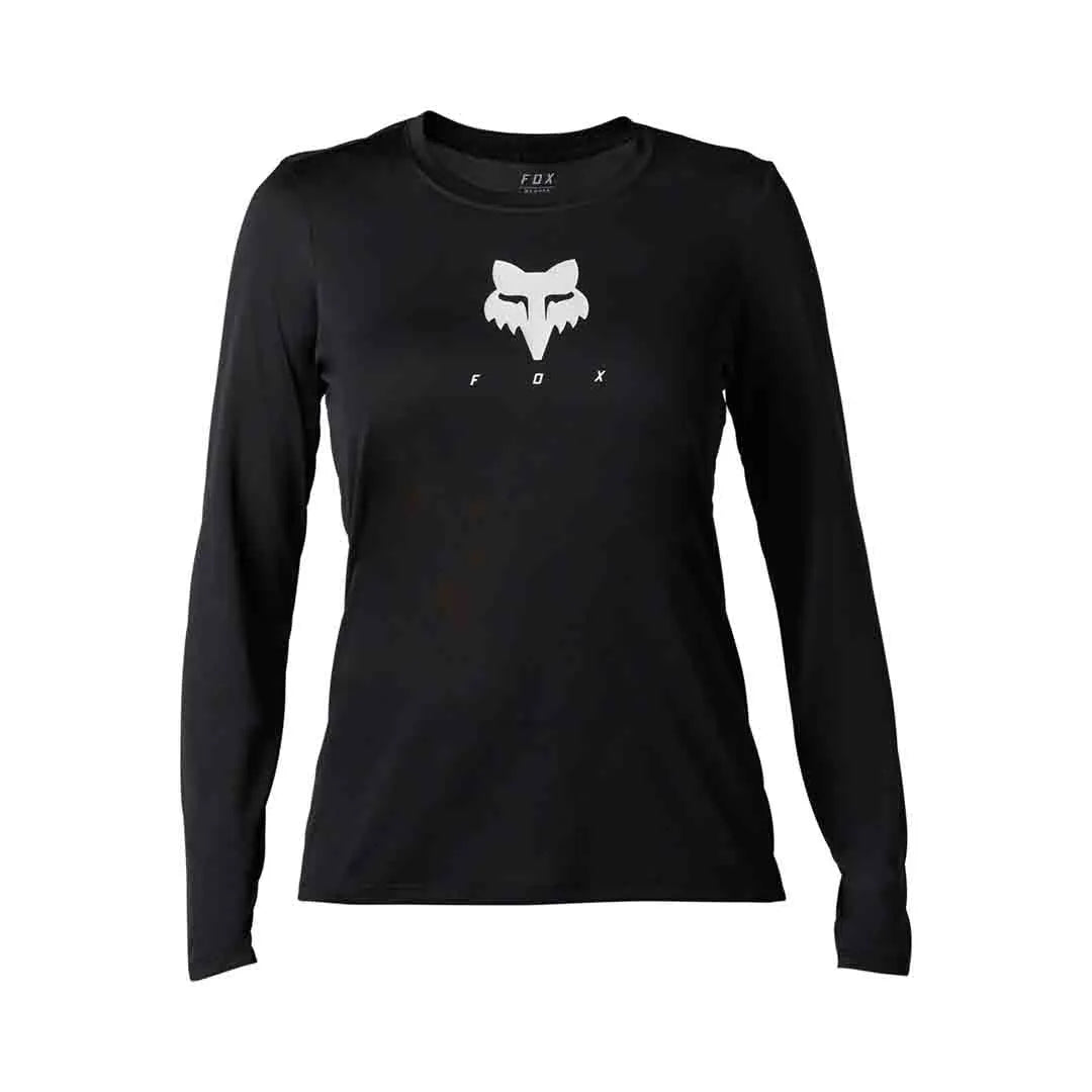 Fox Wmn Ranger Tru Dri Ls Jersey Blk - Ultimate Cycles Nowra