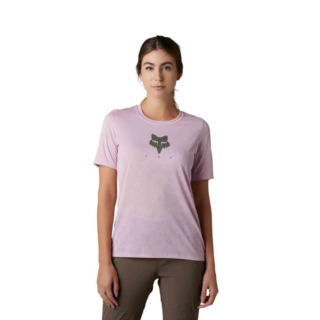 Fox W Ranger Tru Dri Ss Jersey Blush - Ultimate Cycles Nowra