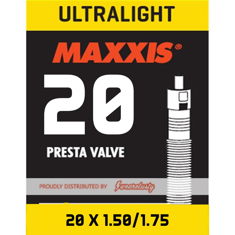 Maxxis Tube Ultralight 20 X 1.50/1.75 Presta Fv Sep 32Mm - Ultimate Cycles Nowra