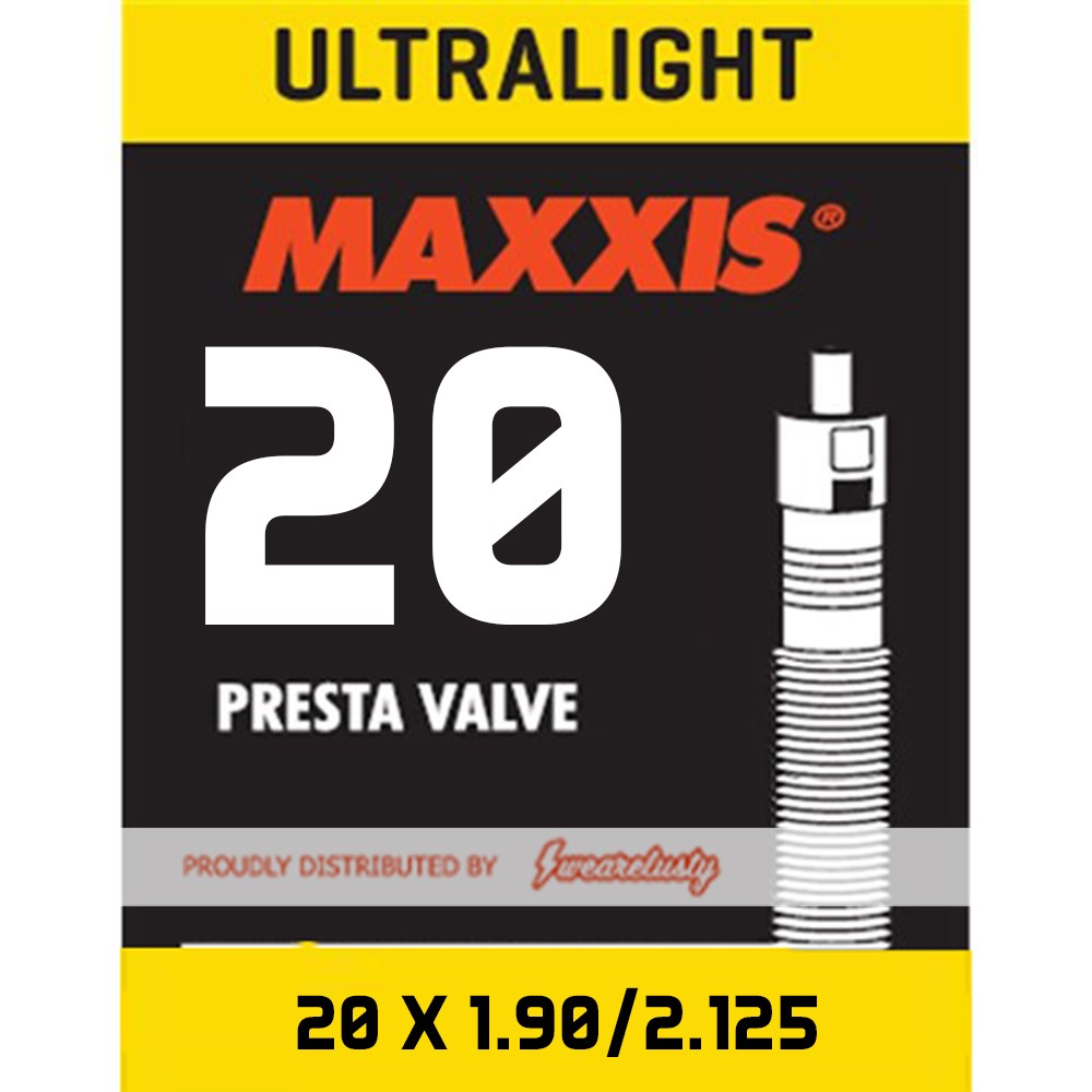 Maxxis Tube Ultralight 20 X 1.90/2.125 Presta Fv Sep 32Mm - Ultimate Cycles Nowra