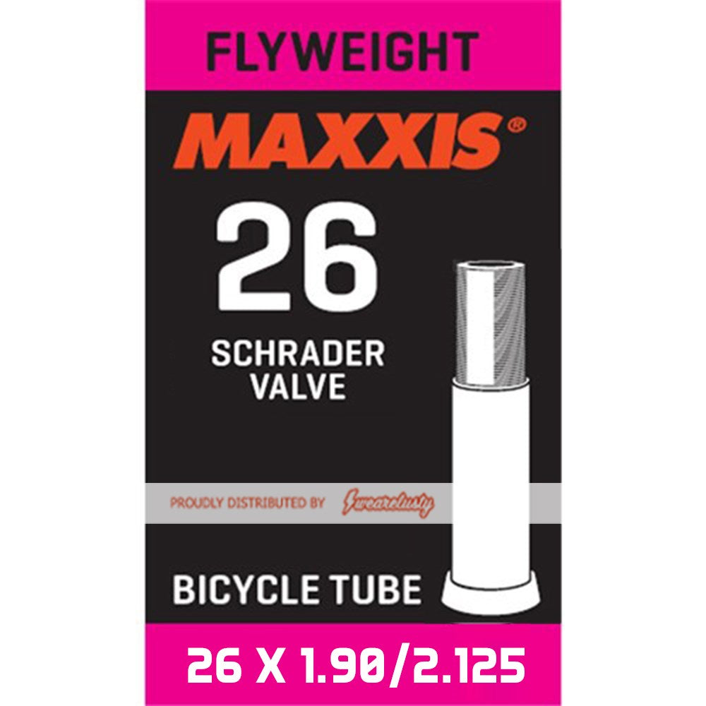 Maxxis Tube Flyweight 26 X 1.90/2.125 Schrader Sv 32Mm - Ultimate Cycles Nowra