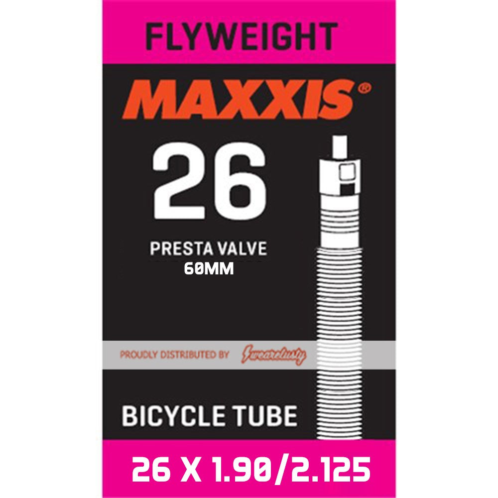 Maxxis Tube Flyweight 26 X 1.90/2.125 Presta Fv Sep 60Mm - Ultimate Cycles Nowra
