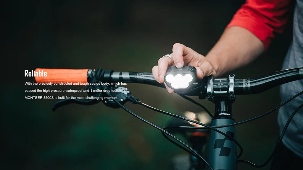 Magicshine Monteer 3500s Nebula Front Light - Mj-6116 Battery Inc - Ultimate Cycles Nowra