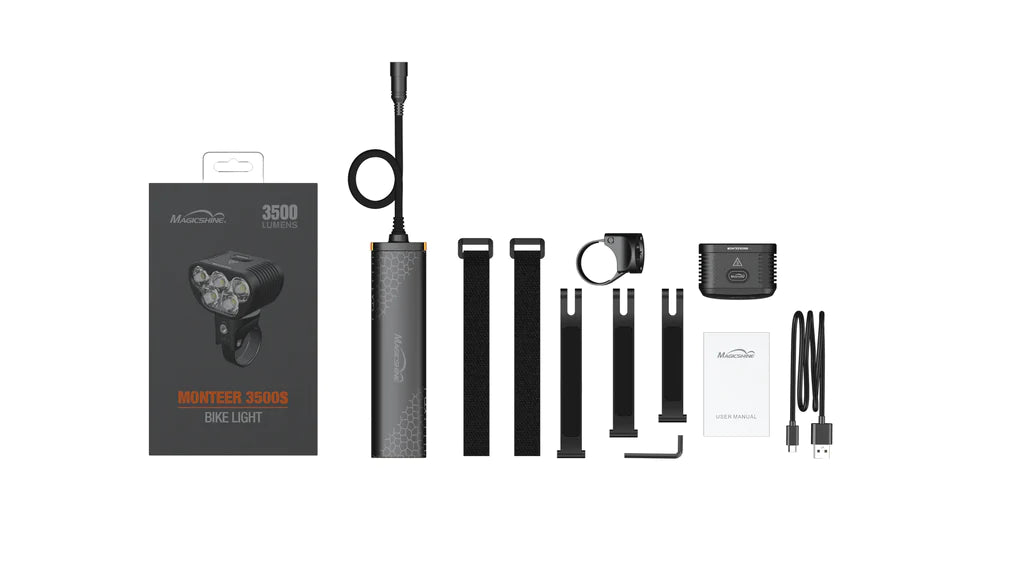 Magicshine Monteer 3500s Nebula Front Light - Mj-6116 Battery Inc - Ultimate Cycles Nowra