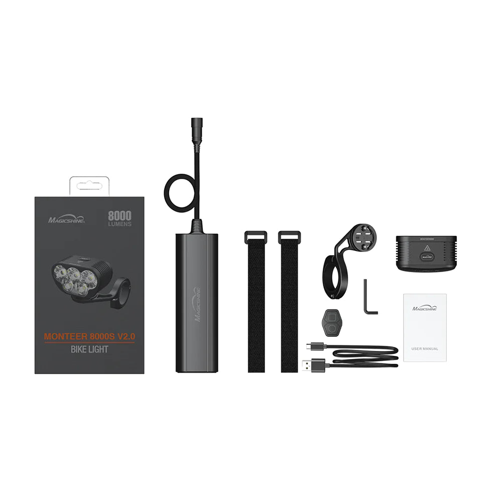 Magicshine Monteer 8000s Galaxy V2 - W/o Remote Mj-6396 - Ultimate Cycles Nowra