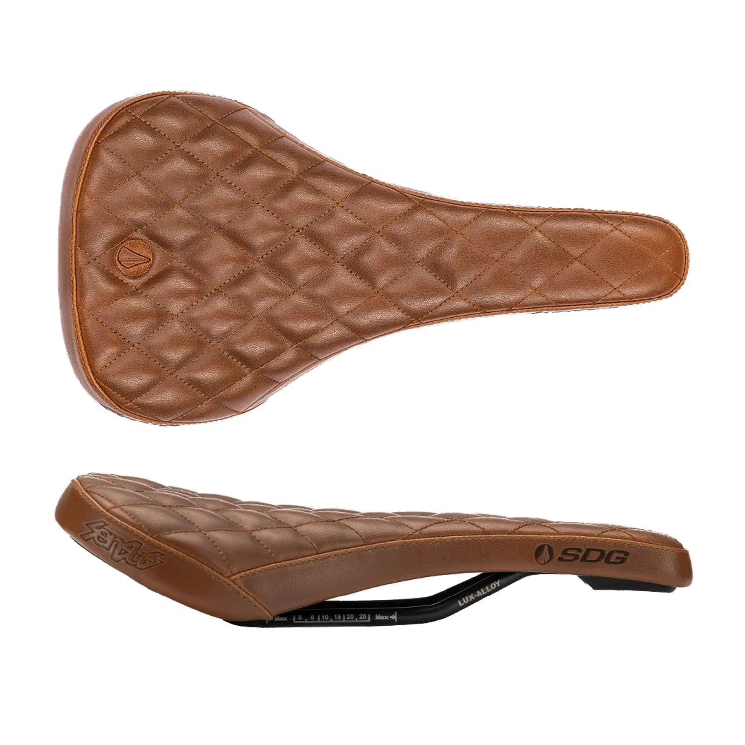 SDG Bel Air V3 Alloy Performance Sensus Diamond Stitching Tan - Ultimate Cycles Nowra