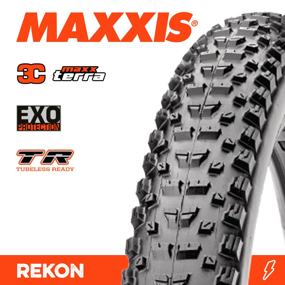 Maxxis Rekon 27.5 X 2.40 Wt 3C Terra Exo Tr Fold 60Tpi E-25 - Ultimate Cycles Nowra