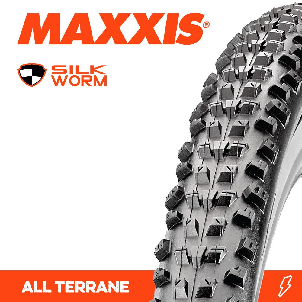 Maxxis All Terrane 28 X 33C Silkworm Tub 120X2Tpi - Ultimate Cycles Nowra