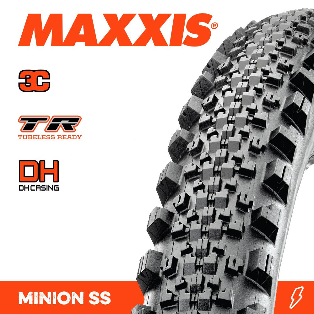 Maxxis Minion Ss 29 X 2.50 3C Grip Dh Tr Fold 60X2 Tpi - Ultimate Cycles Nowra