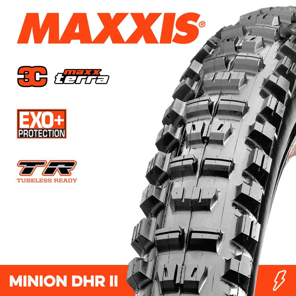 Maxxis Minion Dhr Ii 29 X 2.60 3C Terra Exo+ Tr Fold 60Tpi E-25 - Ultimate Cycles Nowra