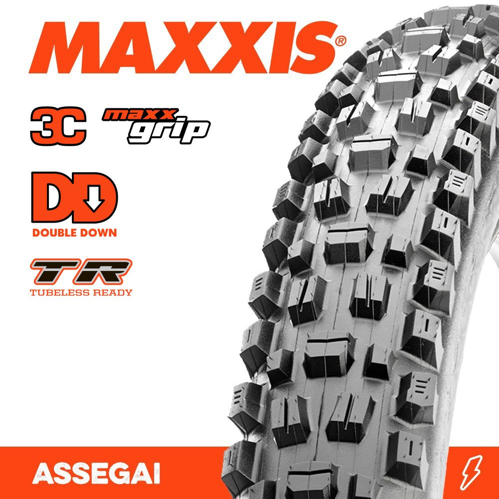 Maxxis Assegai 27.5 X 2.60 3C Grip Dd Tr Fold 120X2Tpi - Ultimate Cycles Nowra