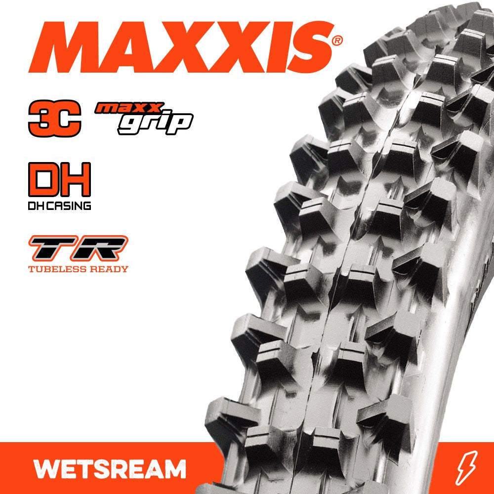 Maxxis Wetscream 29 X 2.50 3C Grip Dh Tr Fold 60X2Tpi E-25 - Ultimate Cycles Nowra
