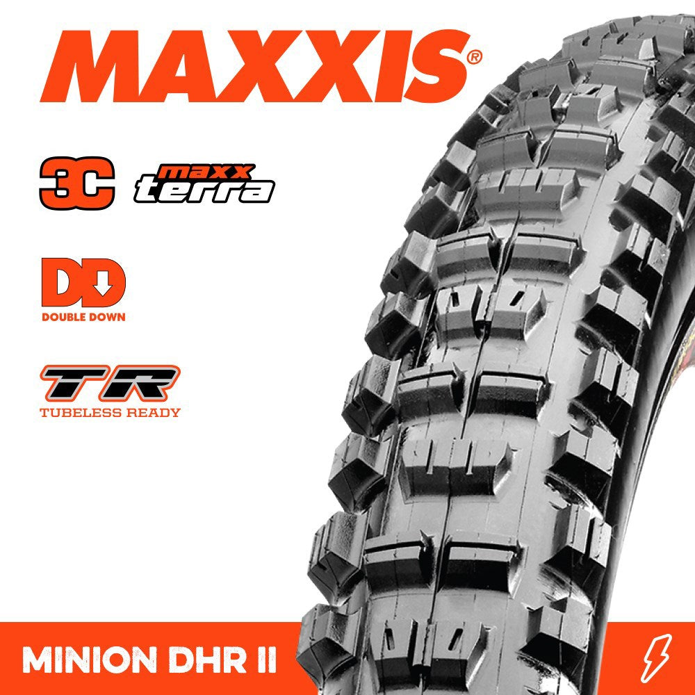 Maxxis Minion Dhr Ii 29 X 2.40 Wt Terra Dd Tr Fold 120X2Tpi E-25 - Ultimate Cycles Nowra
