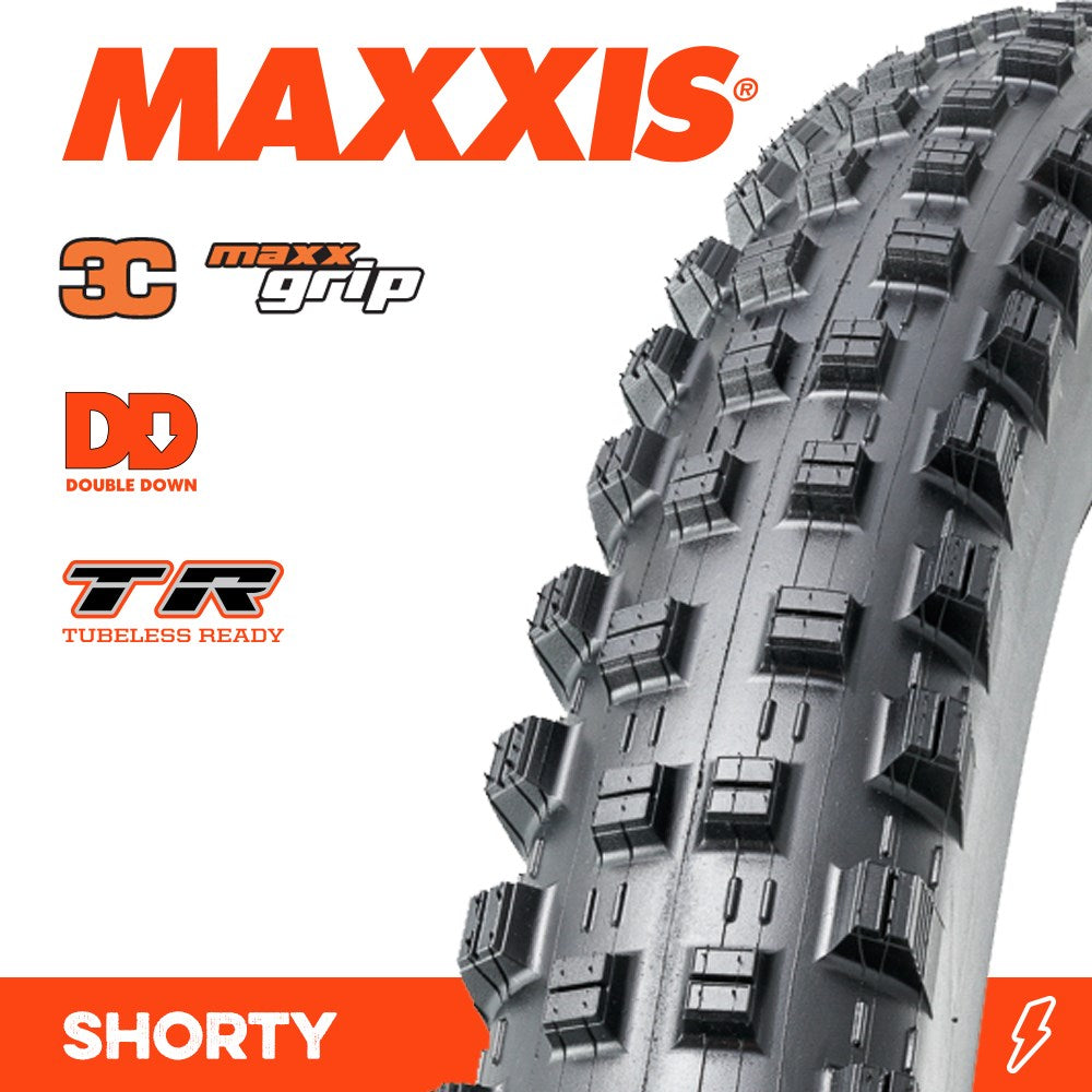 Maxxis Shorty 29 X 2.40 Wt 3C Grip Dd Tr Fold 120X2Tpi E-25 - Ultimate Cycles Nowra