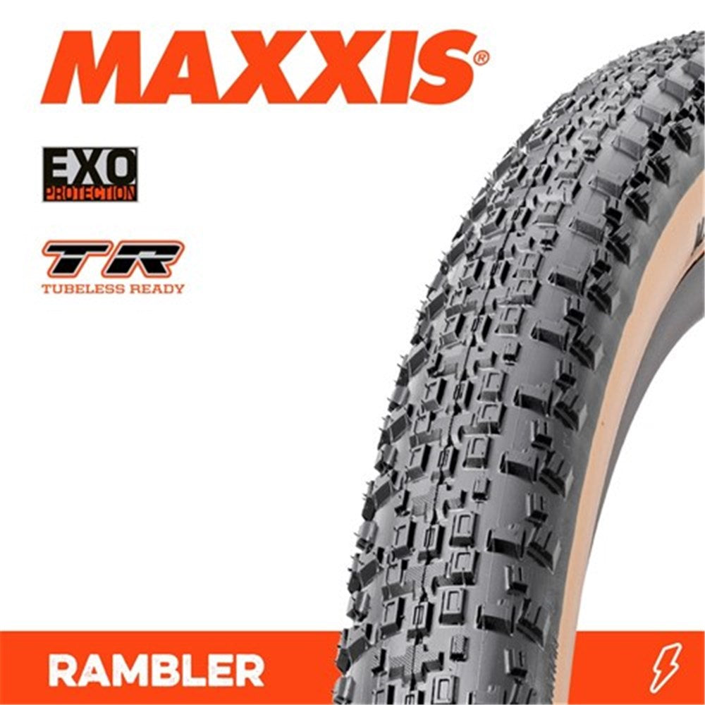Maxxis Rambler 700 X 38C Exo Tr Tanwall Fold 60 Tpi - Ultimate Cycles Nowra