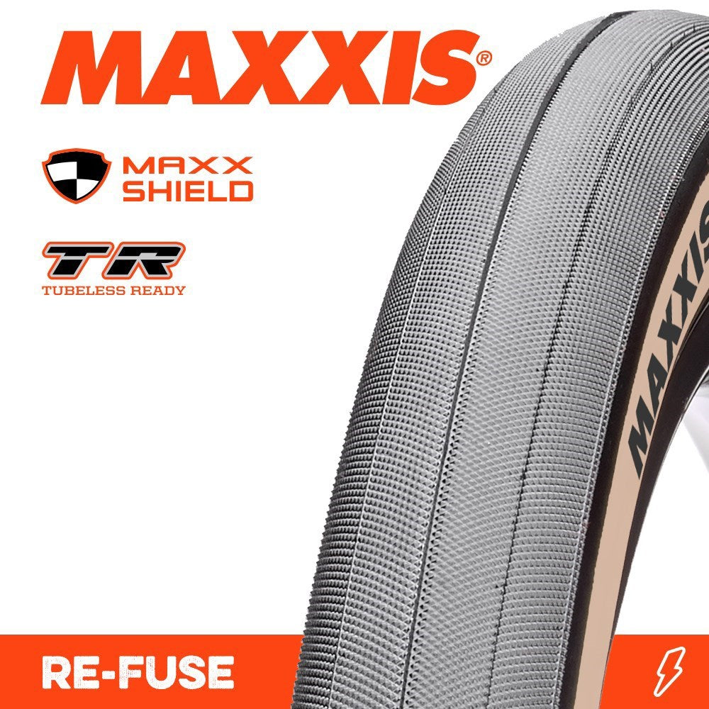 Maxxis Re-Fuse 700 X 40C Maxxshield Tr Tanwall Fold 60 Tpi - Ultimate Cycles Nowra