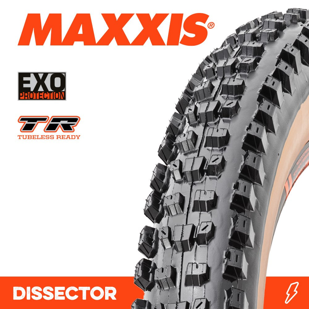 Maxxis Dissector 29 X 2.60 Exo Tr Tanwall Fold 60Tpi E-25 - Ultimate Cycles Nowra
