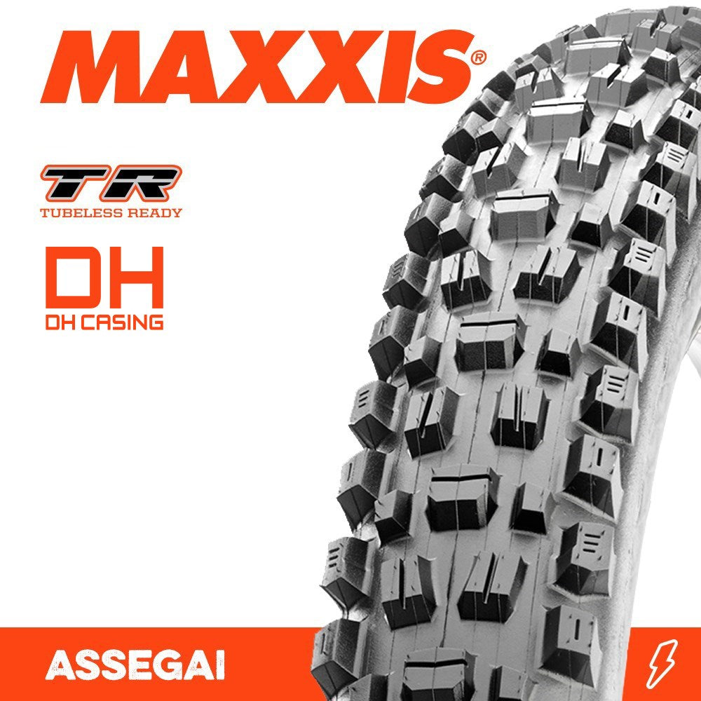 Maxxis Assegai 29 X 2.50 Wt Bikepark / Dh / Tr Wire 60X2Tpi E-25 - Ultimate Cycles Nowra
