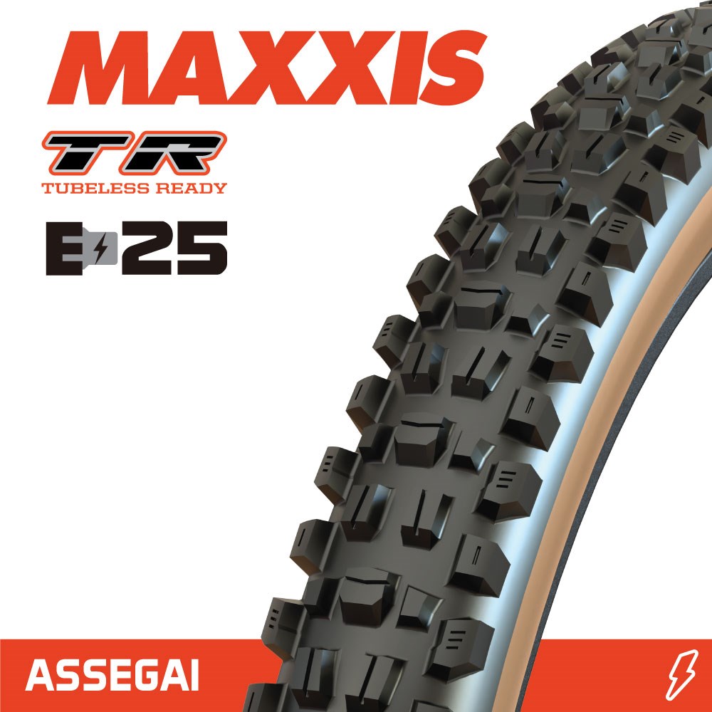 Maxxis Assegai 27.5 X 2.60 Exo Tr Tanwall Fold 60Tpi E-25 - Ultimate Cycles Nowra