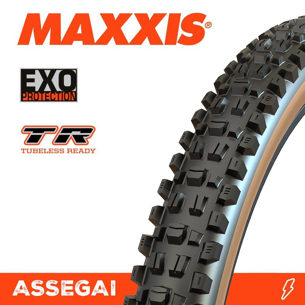 Maxxis Assegai 29 X 2.60 Exo Tr Tanwall Fold 60Tpi E-25 - Ultimate Cycles Nowra