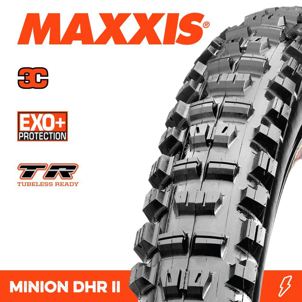 Maxxis Minion Dhr Ii 27.5 X 2.50 3Ct Exo+ Tr Fold 60Tpi E-25 - Ultimate Cycles Nowra