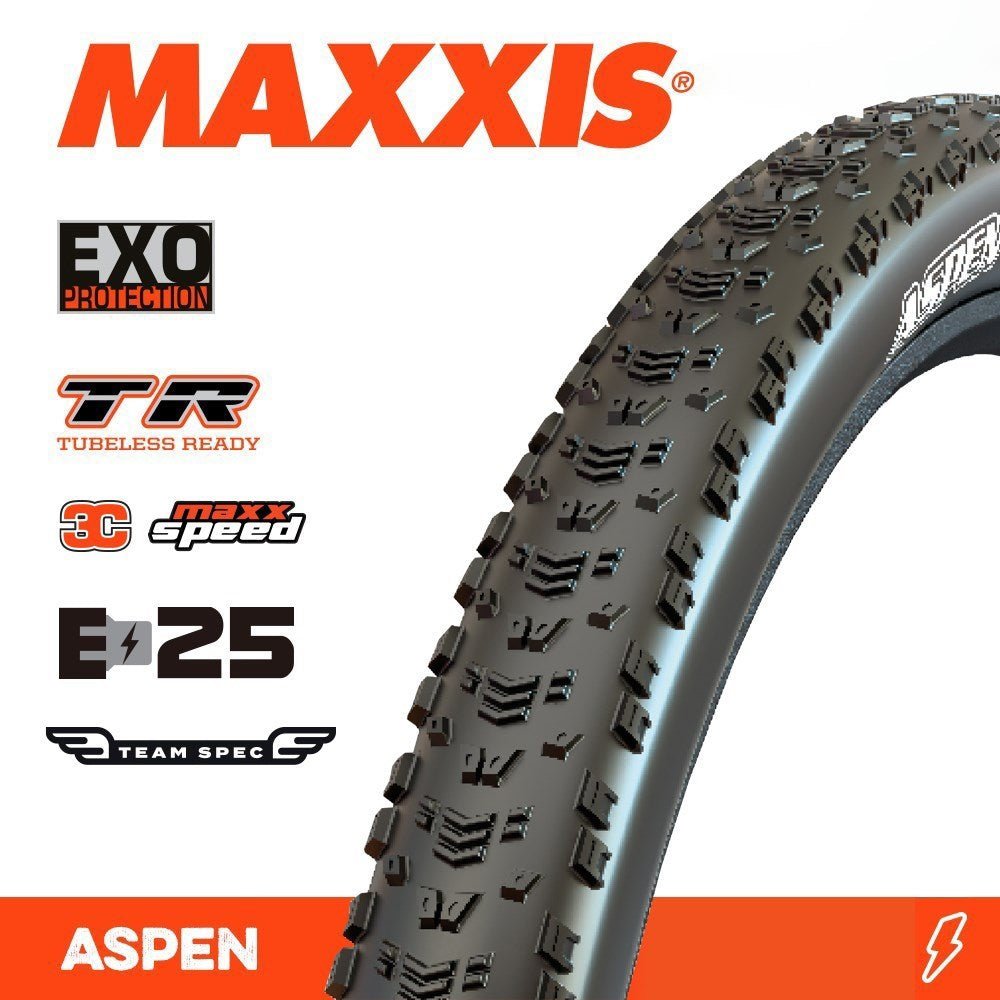 Maxxis Aspen 29 X 2.25 Team Spec Exo Tr New Maxxspeed Fold 170Tpi E-25 - Ultimate Cycles Nowra