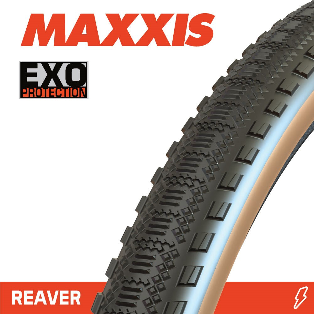 Maxxis Reaver 700 X 45C Exo Tanwall Wire 60Tpi - Ultimate Cycles Nowra