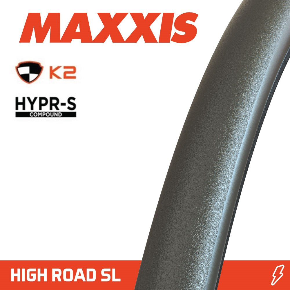 Maxxis High Road Sl 700 X 25C Hypr-S K2 Fold 150Tpi - Ultimate Cycles Nowra