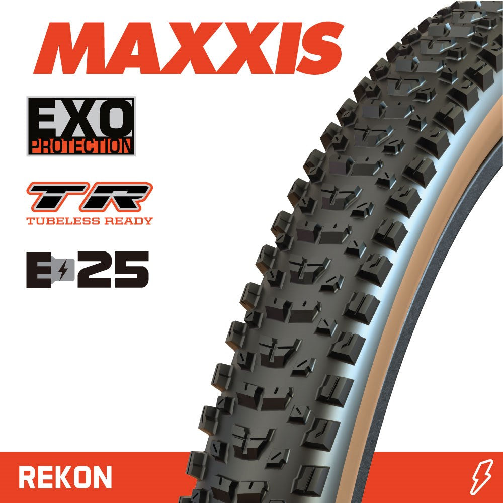 Maxxis Rekon 29 X 2.40 Exo Tanwall Wire 60Tpi E-25 - Ultimate Cycles Nowra