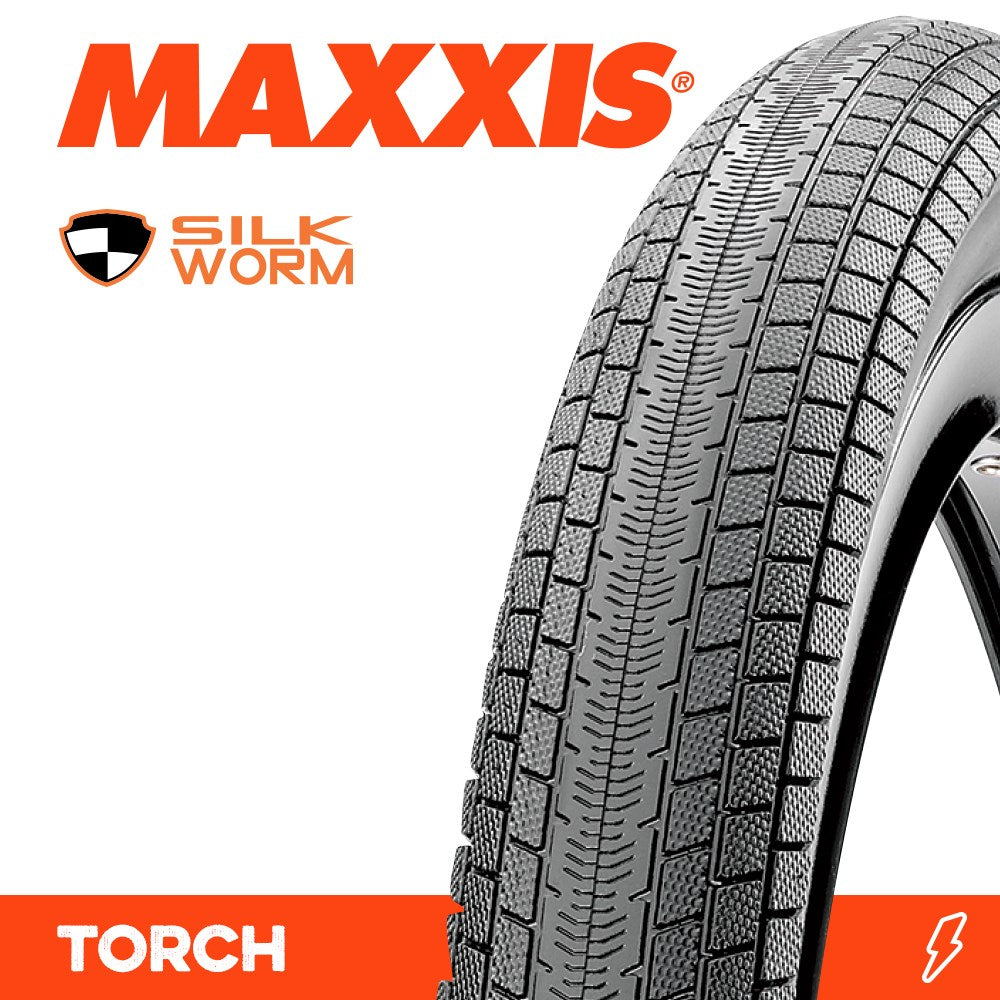 Maxxis Torch 20 X 1-3/8 Silkworm Wire 60Tpi - Ultimate Cycles Nowra