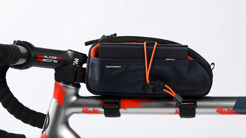 Ulac Nomadpak Top Tube Bag 1.2L Black - Ultimate Cycles Nowra