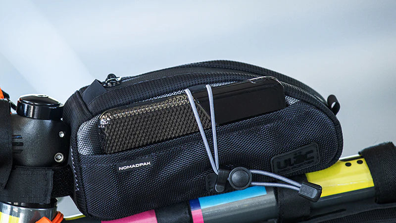Ulac Nomadpak Top Tube Bag 1.2L Black - Ultimate Cycles Nowra