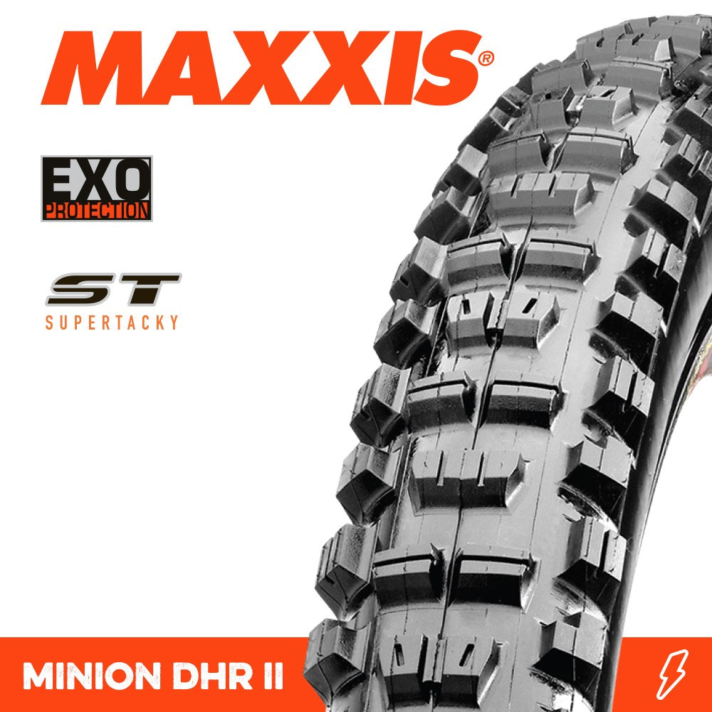 Maxxis Minion Dhr Ii 26 X 2.40 St Exo Fold 60Tpi E-25 - Ultimate Cycles Nowra