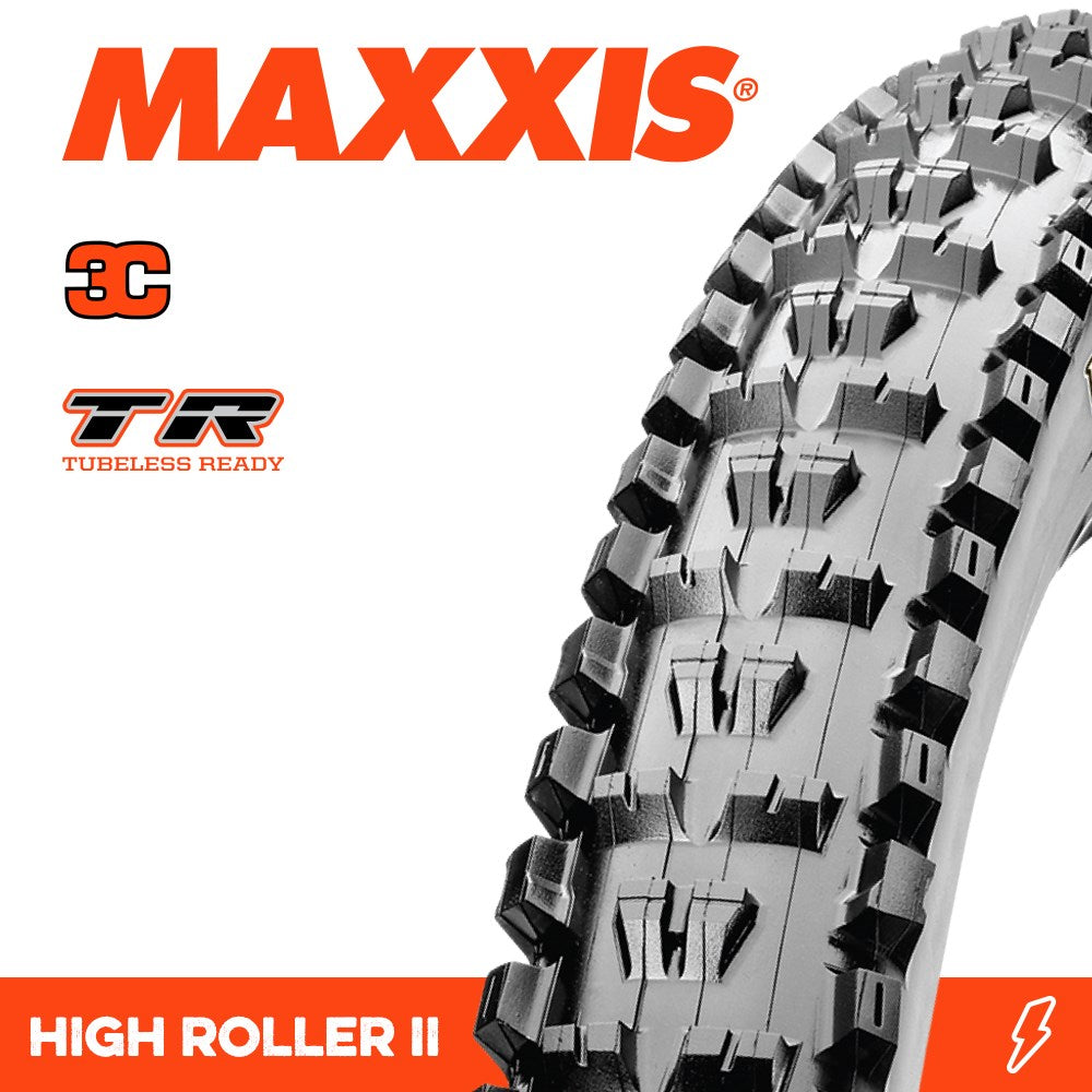 Maxxis High Roller Ii 27.5 X 2.40 3C Terra Exo Tr Fold 60Tpi E-25 - Ultimate Cycles Nowra