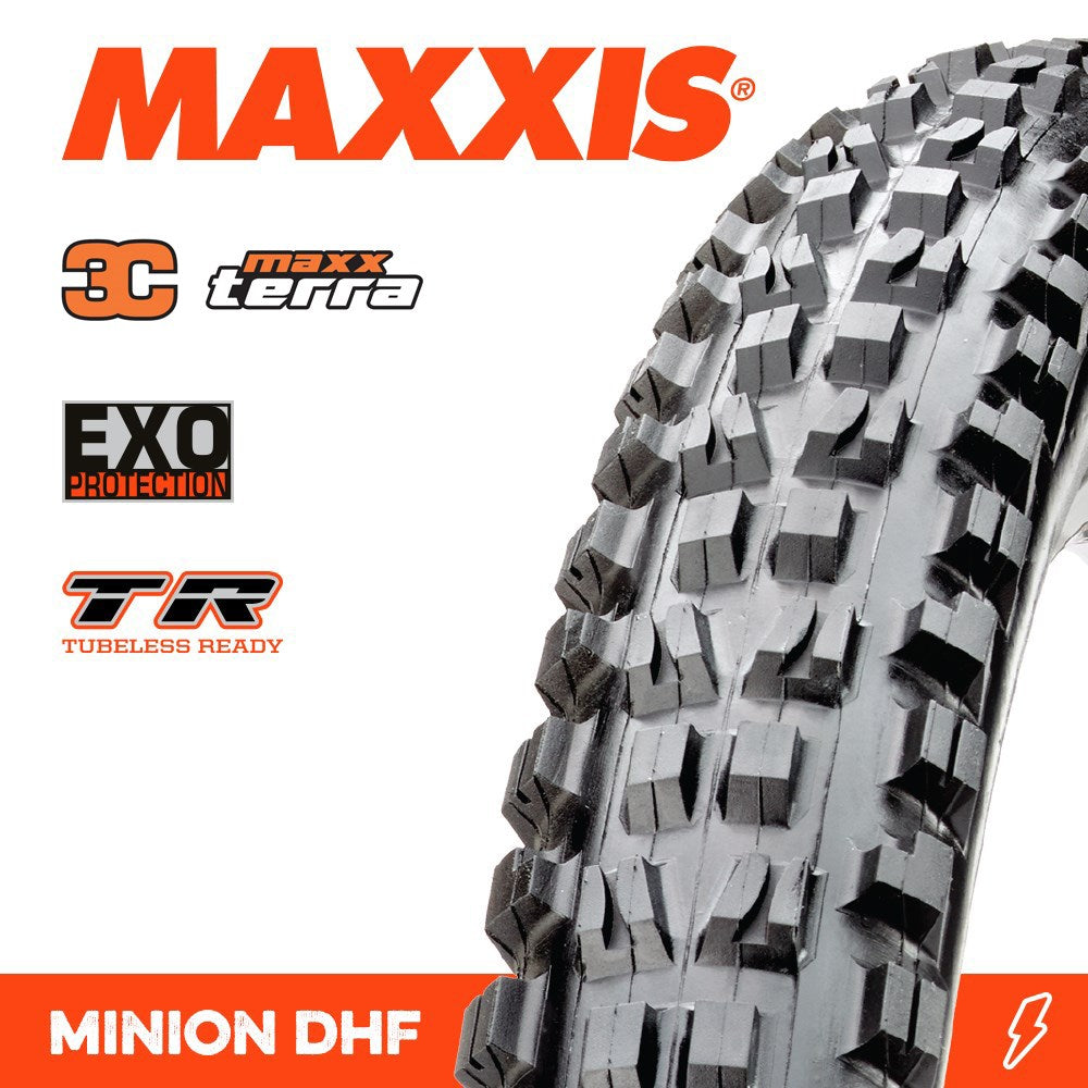 Maxxis Minion Dhf 29 X 2.50 Wt 3C Terra Exo Tr Fold 60Tpi E-25 - Ultimate Cycles Nowra