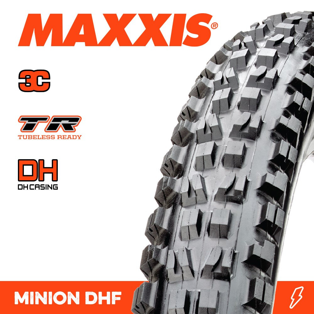 Maxxis Minion Dhf 29 X 2.50 Wt Dh 3C Grip Tr Fold 60X2Tpi E-25 - Ultimate Cycles Nowra